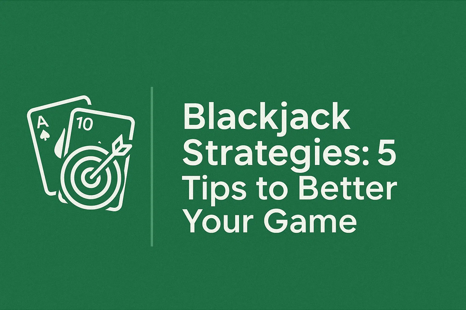 Blackjack Strategies: 5 Tips to Better Your Game