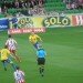 Gerald Sibon (9) about to release Wayne Shroj for Melbourne Heart